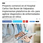 Implementan plataforma de «IA» para agilizar diagnóstico de enfermedades genéticas en niños