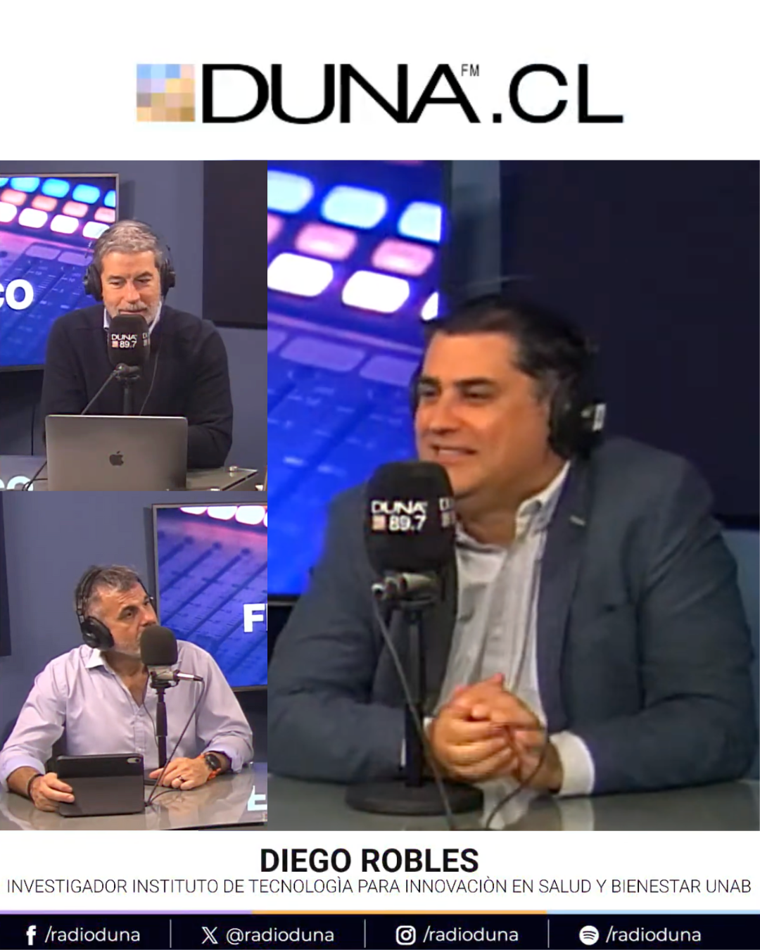Diego Robles en entrevista sobre el dispositivo Exhalapp para detectar enfermedades respiratorias